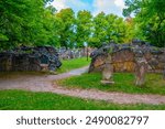 The ruins of the Church of the Holy Trinity in Rauma, Finland.