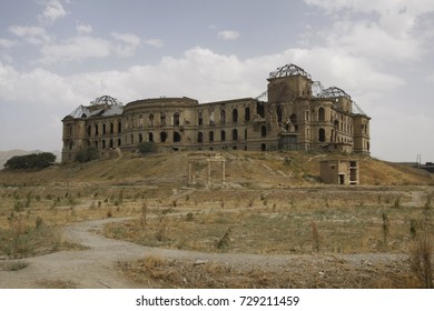 Ruins Of Darul Aman Palace In Kabul