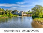 Ruins of the Desmond castle in Adare at summer, Co. Limerick. Ireland