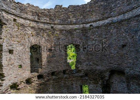 Ruins of Dolbadarn Castle in Llanberis, Wales