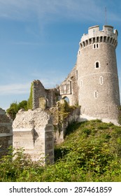 Ruins Famous Castle Robert Devil Normandy Stock Photo 287461859 ...