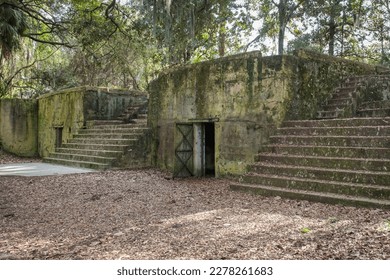 Ruins of Fort Fremont, St. Helena Island, South Carolina