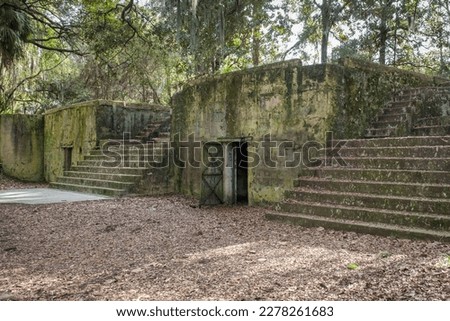 Ruins of Fort Fremont, St. Helena Island, South Carolina