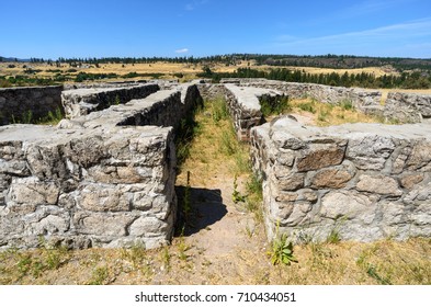 Ruins At Fort Spokane In Lake Roosevelt National Recreation Area