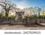 Ruins of Gedi. Watamu, Kenya. Historical and archaeological site near the Indian Ocean coast of eastern Kenya.