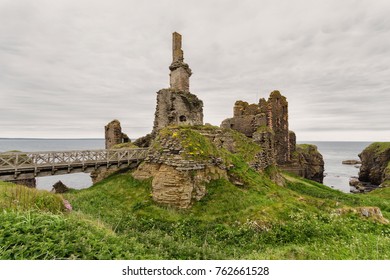 Ruins Of Girnigoe Castle, Caithness, Scotland