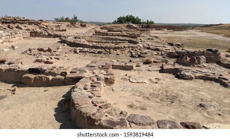 Ruins Harappan Civilization Excavation Site Dholavira Stock Photo ...