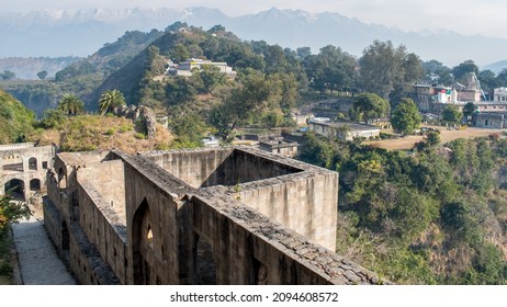 Ruins of haunted Kangra Fort near Palampur and Dharamsala, Himachal Pradesh, India - Shutterstock ID 2094608572