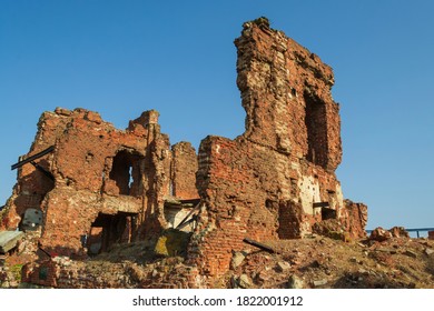 Ruins Of A House Destroyed During The Battle Of Stalingrad