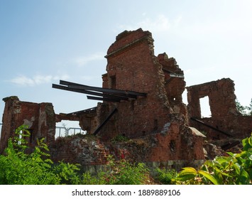 Ruins Of A House Destroyed During The Battle Of Stalingrad