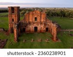 ruins of the Jesuit missions of São Miguel das Missoes in Rio Grande do Sul.