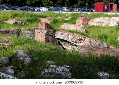 Ruins Of The Kaliningrad Castle. Kaliningrad, Russia. 