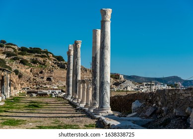 Ruins Of Knidos Ancient City In Datça 