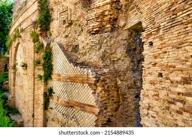 Ruins Of The Left Wing Of The Roman Theatre Of Chieti, Italy