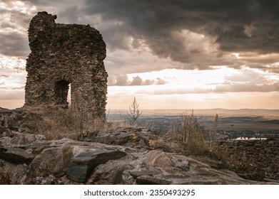 Ruins of Lichnice Castle, Czech Republic