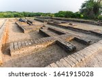 Ruins of Lower Town at Lothal, Indus Valley Civilisation, 2500BC