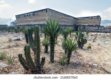 Ruins Of The Mitla Ancient Zapotec Civilization In Oaxaca, Mexico