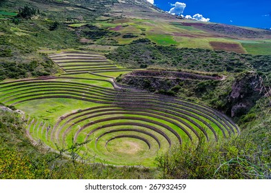 Ruins Of Moray In Peru