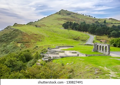 Ruins At Mount Jaizkibel In Guipuzcoa