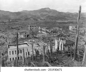 Ruins Nagasaki Japan After Atomic Bombing Stock Photo Edit Now