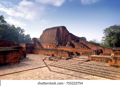 The Ruins Of Nalanda Mahavihara, India