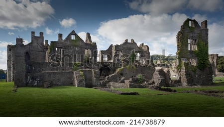 The ruins of Neath Abbey monastery in Skewen, Swansea.