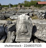 Ruins of Nicopolis ad Istrum or Nicopolis ad Iatrum. A Roman and Early Byzantine town. Located at the village of Nikyup. Veliko Tarnovo Region. Bulgaria.