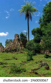 Ruins Of An Old Cemetary In Argentina