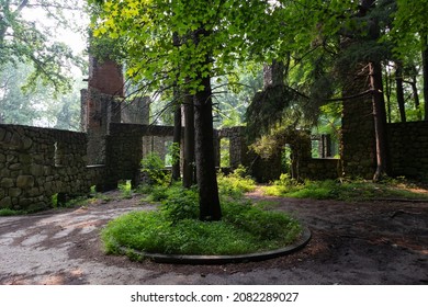 Ruins Of The Old Cornish Estate At Hudson Highlands State Park In Cold Spring New York