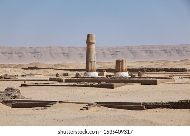 Ruins Of Palace In Amarna, Egypt