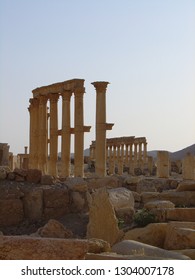 The ruins of Palmyra in 2005. Syria