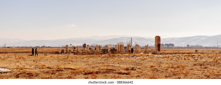 Ruins Of Pasargadae,  A City In Ancient Persia, Shiraz (in Pasargad County)