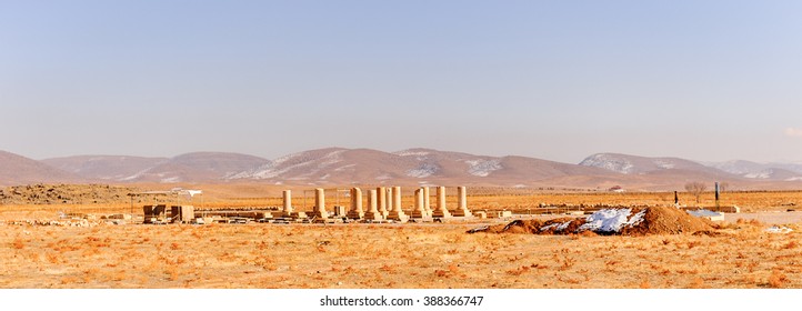 Ruins Of Pasargadae,  A City In Ancient Persia, Shiraz (in Pasargad County)