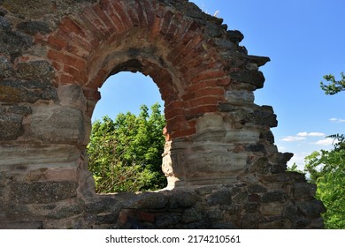 ruins of Petrohrad Castle near Louny in the Czech Republic