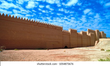 Ruins Of Processional Street Of Ancient Babylon, Hillah, Iraq