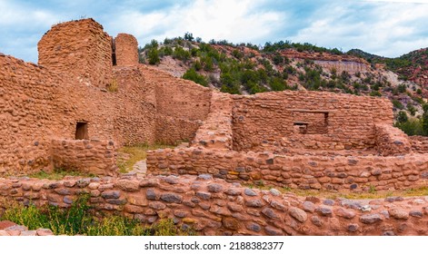 Ruins At The San José De Los Jemez Mission Church, Jemez  Historic Site, Jemez Springs, New Mexico, USA