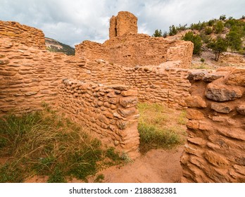 Ruins At The San José De Los Jemez Mission Church, Jemez  Historic Site, Jemez Springs, New Mexico, USA