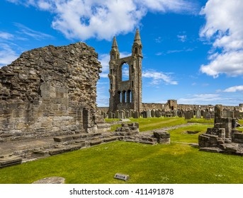 Ruins of St Andrews Cathedral, Scotland