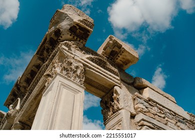 Ruins Temple Of Hadrian Of Ephesus