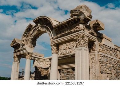 Ruins Temple Of Hadrian Of Ephesus