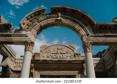 Ruins Temple Of Hadrian Of Ephesus