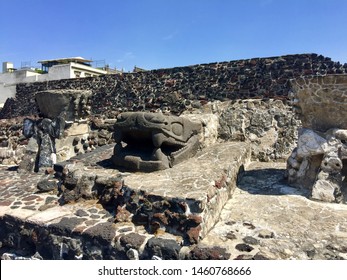 Ruins Of Tenochtitlan In Mexico City