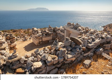 Ruins Of Tomb Of Homer On Island Ios In Cyclades, Greece