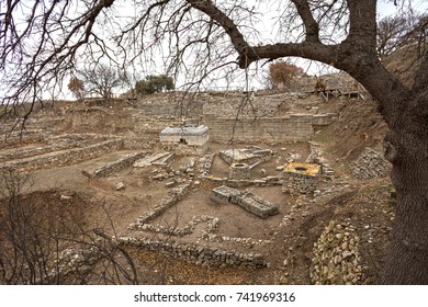 Ruins Of Troy In Canakkale, Turkey.