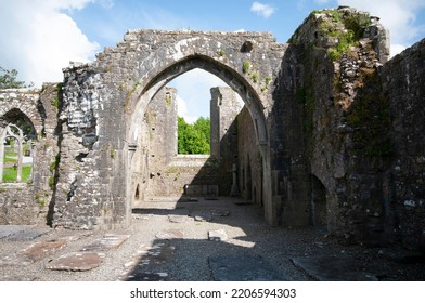 Ruins Turlough Abbey church building  Republic Ireland