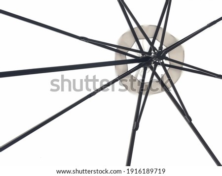 Rule of third mechanical structure of umbrella