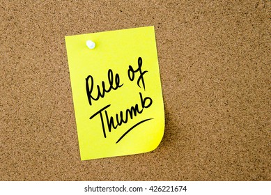 Rule of thumb Images, Stock Photos & Vectors Shutterstock photo