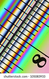 Ruler abstract view.