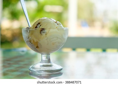 Rum Raisin Ice Cream.