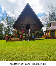Rumah Betang (Betang House), Is The Traditional House Of The Dayak People
